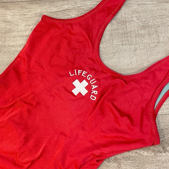 Vintage Official Lifeguard One Piece Bathing Suit - Picture 6 of 11